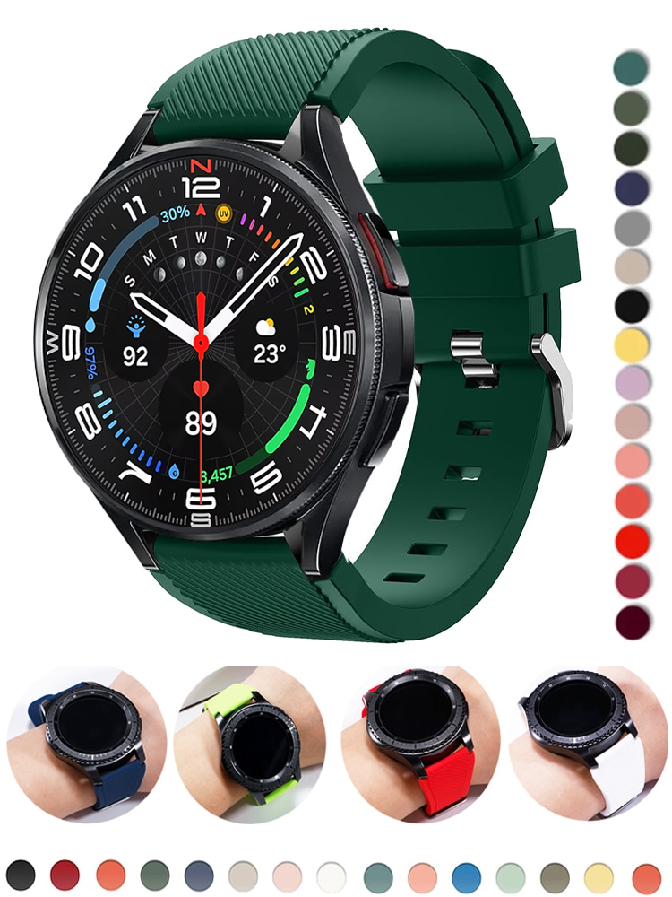 20mm 22mm Band for Samsung Gal – обзор и цена Titan Smartwatch Accessories