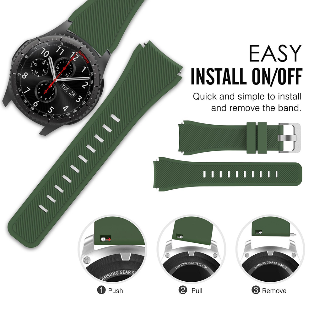 20mm 22mm Band for Samsung Gal – обзор и цена Titan Smartwatch Accessories
