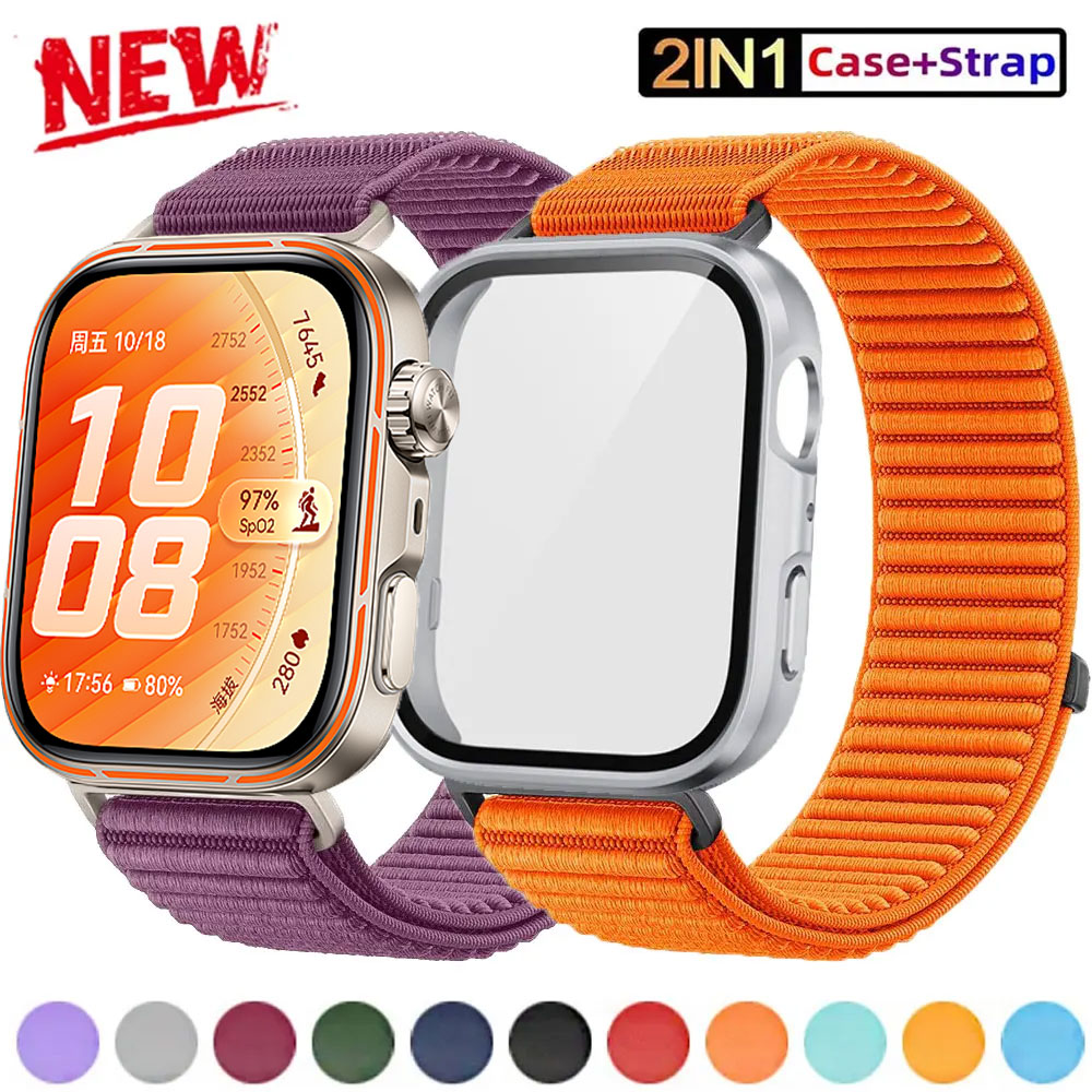 Tempered Glass Case+Sport Stra – обзор и цена Huawei Smartwatch Accessories