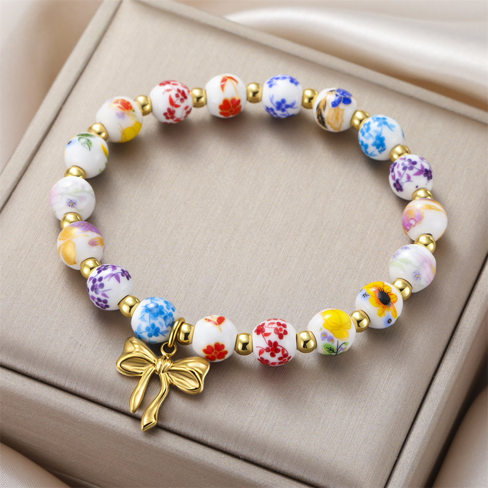 Colorful Ceramic Bead Bracelet – обзор и цена Ceramic Link Bracelet