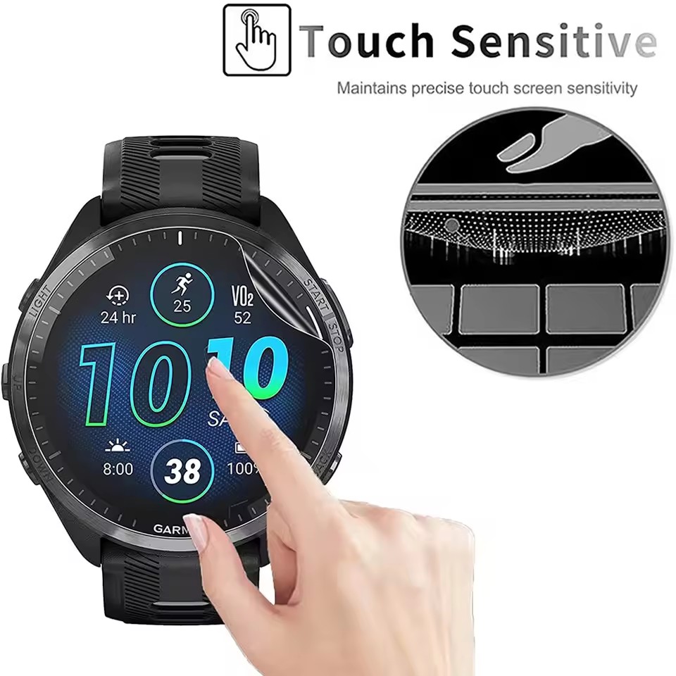 3Pcs Soft HD Hydrogel Protecti – обзор и цена Garmin Smartwatch Accessories