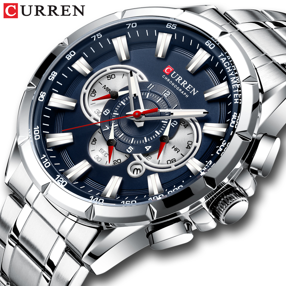 CURREN New Casual Sport Chrono – обзор и цена Smartwatch Guess