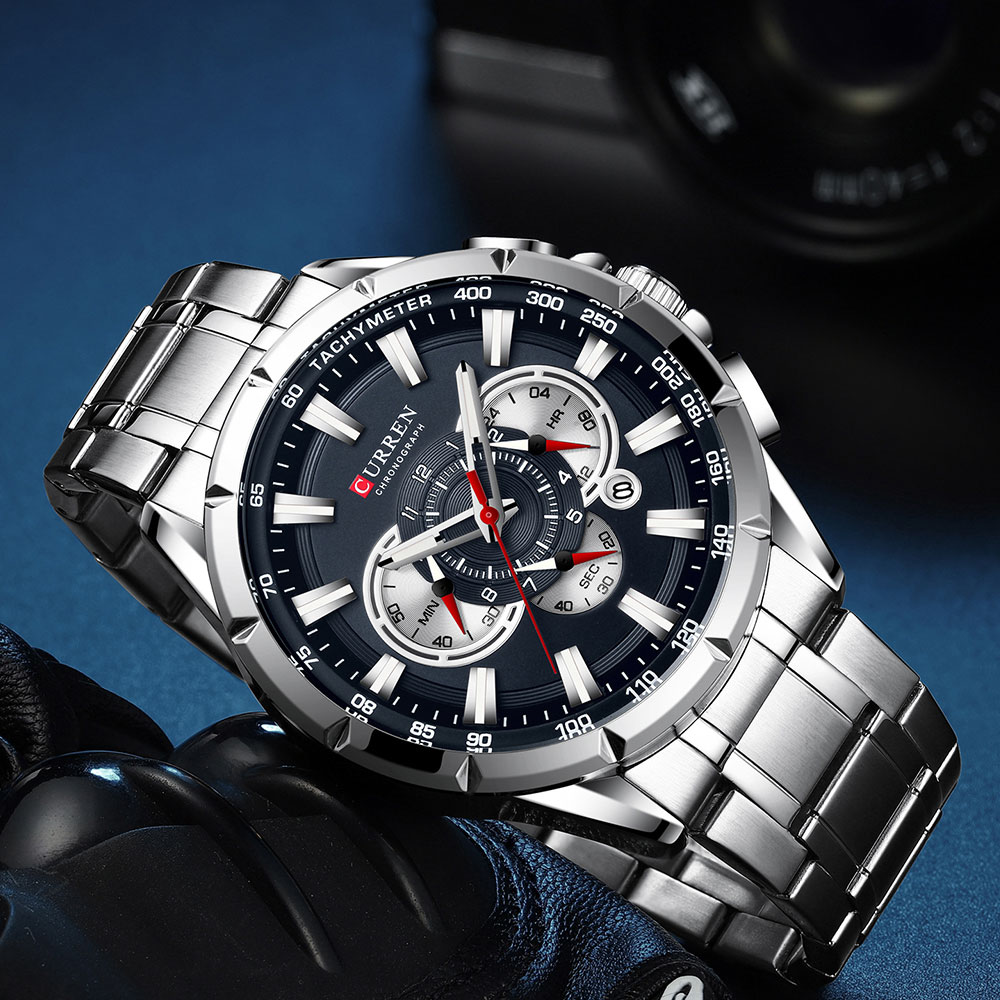 CURREN New Casual Sport Chrono – обзор и цена Smartwatch Guess