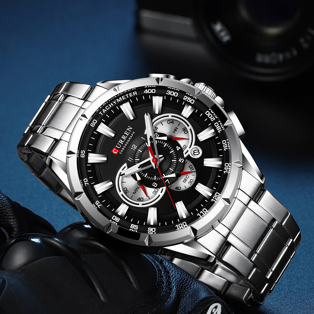 CURREN New Casual Sport Chrono – обзор и цена Smartwatch Guess