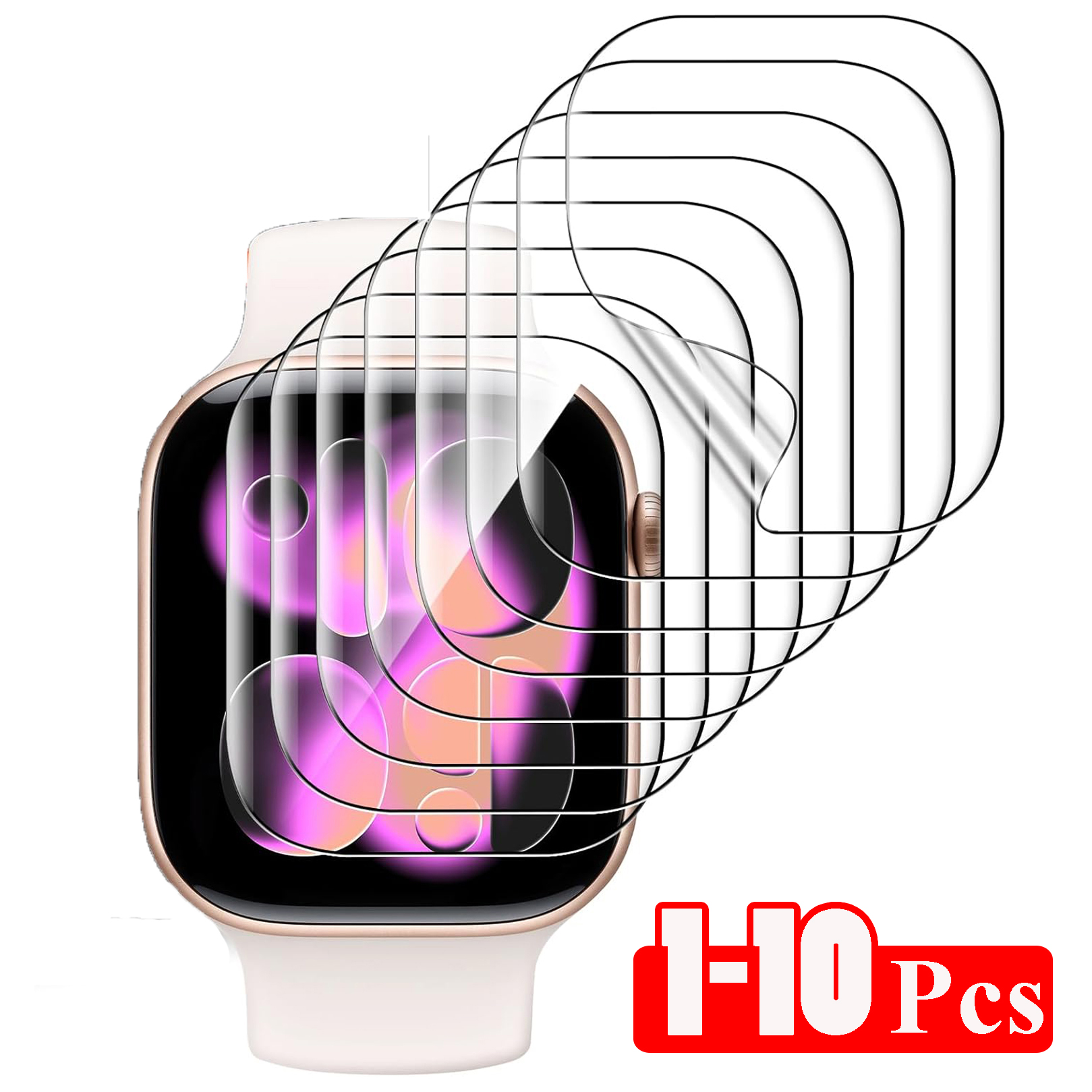 1-10PCS Hydrogel Film for Appl – обзор и цена Watch Case Bumper