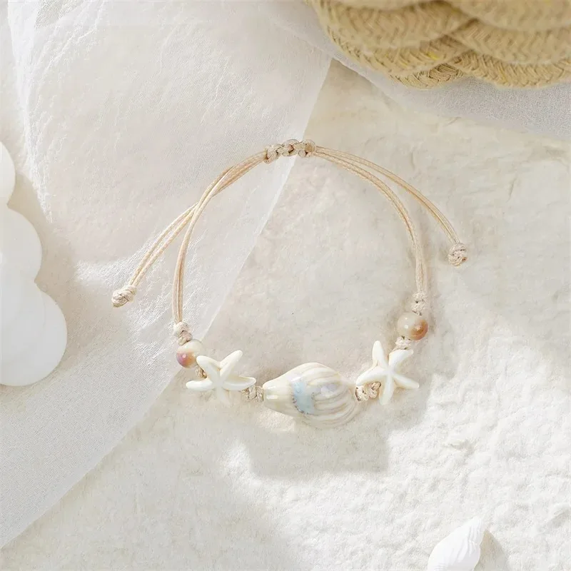 Bohemian Conch Starfish Shells – обзор и цена Ceramic Link Bracelet
