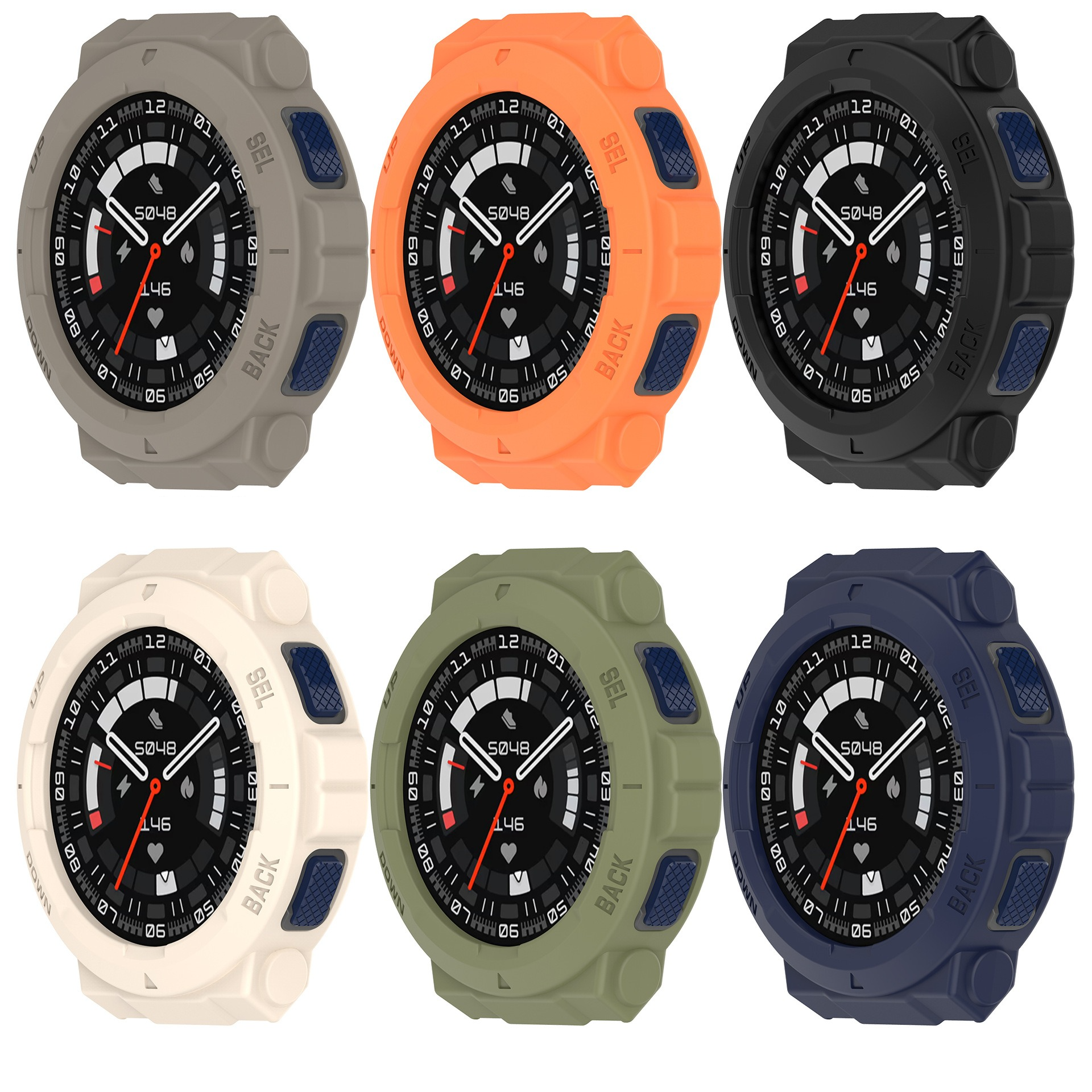 Silicone case For Amazfit Acti – обзор и цена Amazfit Smartwatch Accessories